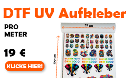 UV DTF aufkleber