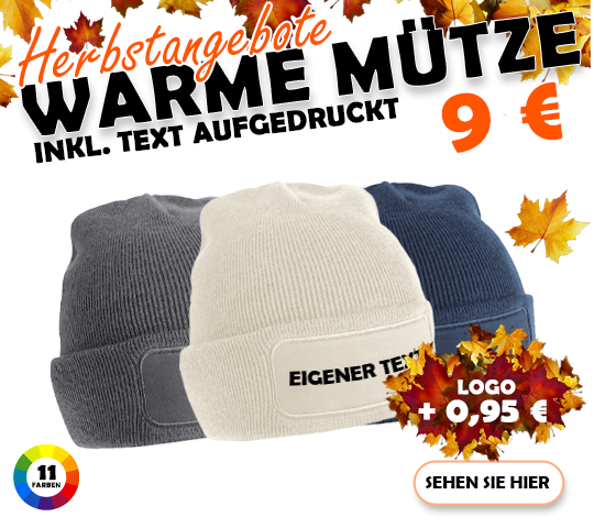 Mütze bedrucken