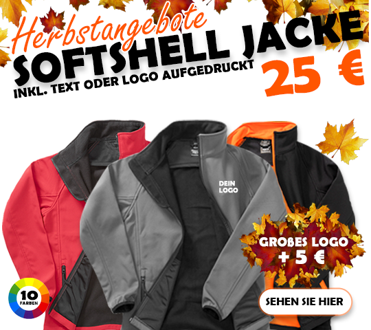 Softshell jacke bedrucken