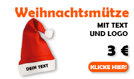 Black Friday Weihnachtsmütze